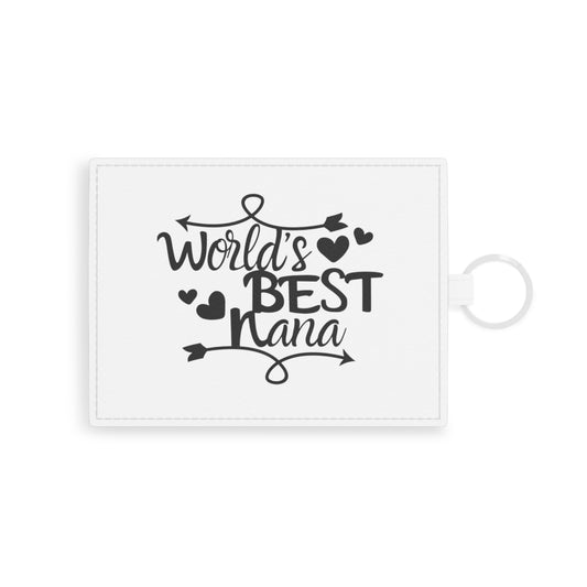 Worlds Best Nana Vegan Leather Card Holder, Nana Wallet, Vegan Card Holder, Nana Card Holder, Best Nana Wallet, Nana To Be Wallet, Nana Gift