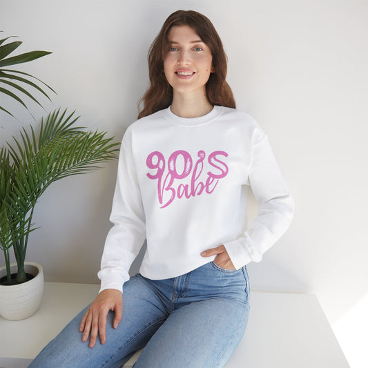 90s Babe Sweatshirt, 90s Babe Sweater,Retro 90s Sweatshirt,90s Babe,90s Style Sweater,Pink Sweatshirt,Vintage 90s Sweatshirt,Babe Sweatshirt