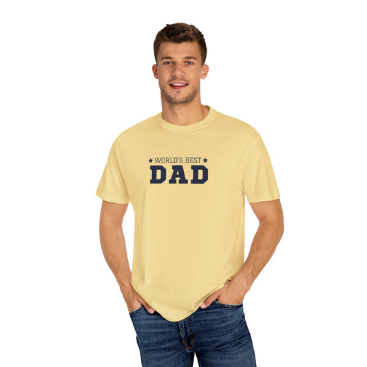 World's Best Dad Garment-Dyed T-shirt